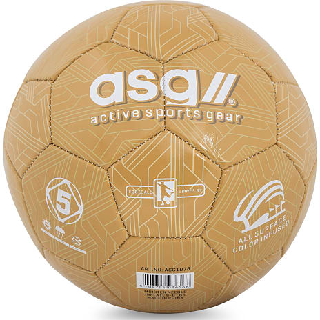 ASG Fodbold str. 5 guldfarvet
