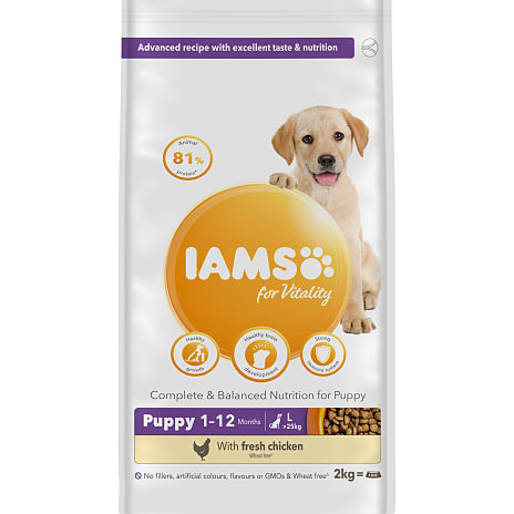 IAMS Tørfoder Kylling Hvalpe