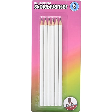 Danpen HB Standard Blyanter Hvide