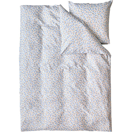 Basis Sengetøj 140x220 cm Blå Blomster