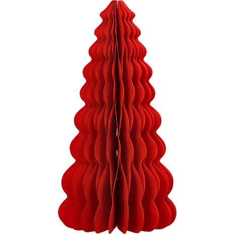 Julefryd Honeycomb Træ Højde 20 cm Bordeaux