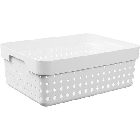 Nordic Houseware Group Seoul Basket Kurv Genanvendeligt Plast Hvid (M)