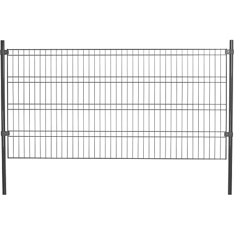 Hortus Panelhegn 100 cm Hegnspakke 12 Fag Grå