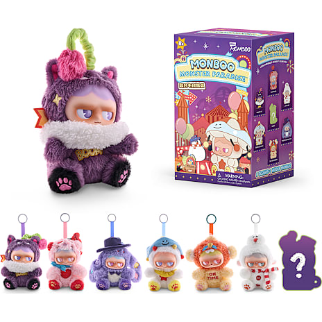 Monboo monster paradise nøglering – flere varianter – assorteret 1 stk.