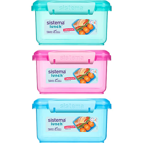 Sistema Lunch Plus madopbevaring (1,2 l) - flere varianter - assorteret 1 stk.