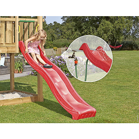 Jungle Gym Rutsjebane 220 cm Rød