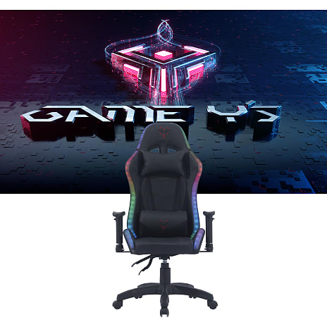 Game YS Junior RGB Gamerstol Sort