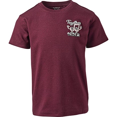 VRS Børne T-shirt Str. 134/140 Bordeaux