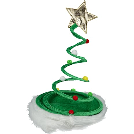 Spiral Juletræshat til Voksne Grøn