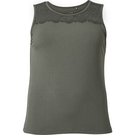 VRS Dame Tanktop Str. 50 Olivengrøn