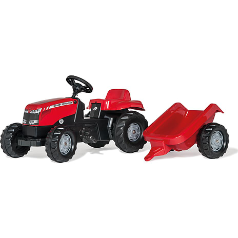Rolly Toys Massey Ferguson Traktor Med Anhænger Rød