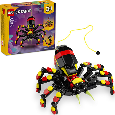 LEGO Creator 3-i-1 Vilde dyr: Edderkop på spring 31159 | Køb på Bilka.dk!