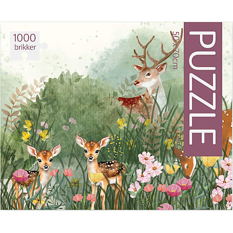 1conzept Puslespil - 1000 brikker - flere varianter - assorteret 1 stk.