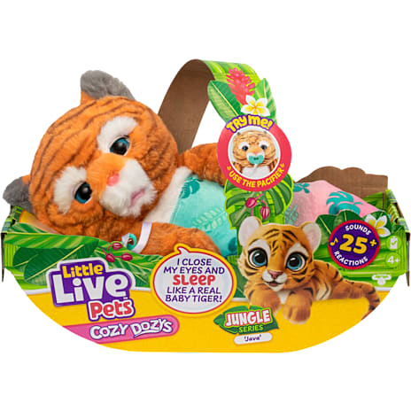 Little Live Pets Cozy Dozy Tiger Interaktiv Bamse