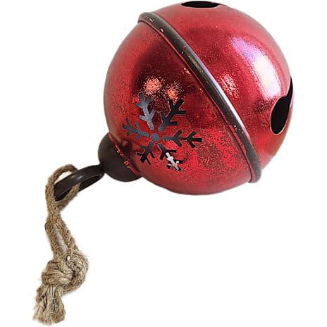 Jul Klokke 20 cm Rød
