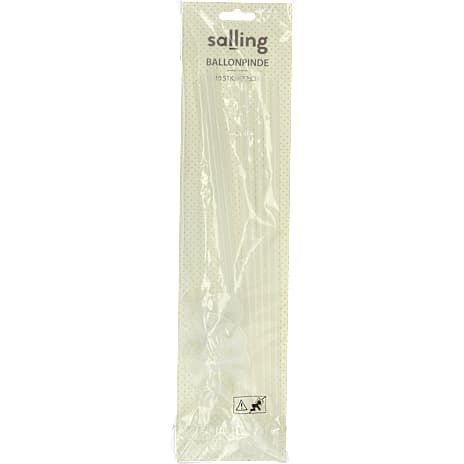 Andre Mærker Salling Ballonpinde 10-pak - hvid 1 stk.