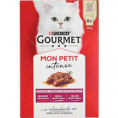 Gourmet Vådfoder i sovs m. okse, kalv og lam 300 g