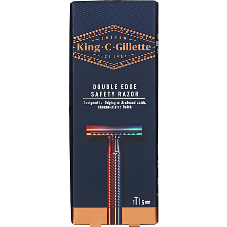 King C. Gillette Barberskraber 1-blads med Refill