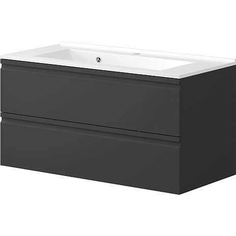 Lope Sydney Badmøbel 100 cm mat sort