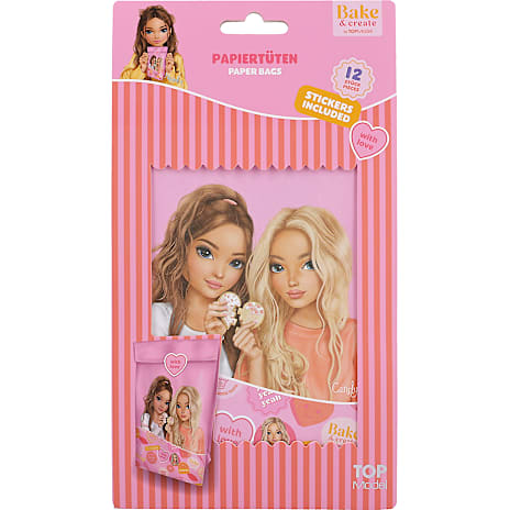 TOPModel Papirsposer Med Stickers Bake and Create