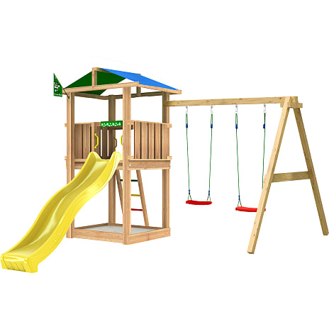 Jungle Gym Hut komplet med gyngemodul