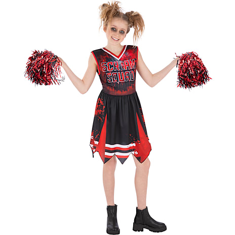 Halloween Cheerleader Kostume str. 128