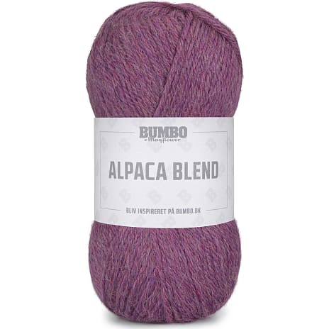 Bumbo By Mayflower Alpaka Uldblandingsgarn Mørk Rosa 015