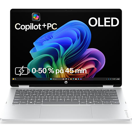 HP 14" Omnibook 5 Flip Next Gen AI bærbar computer Intel Core i5 - KM0052NO