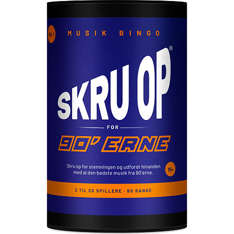 Skru op for 90´erne musikbingo | Køb online på br.dk!