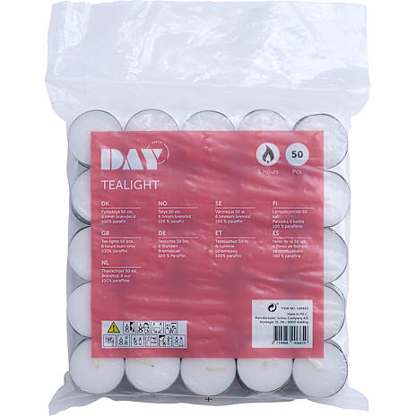 DAY Fyrfadslys hvid