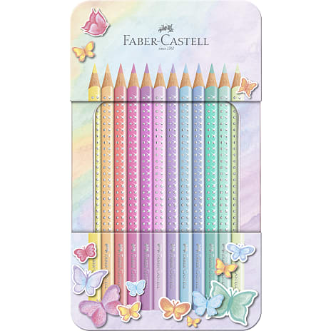 Faber-Castell Farveblyanter Sparkle Pastel 12 Stk.