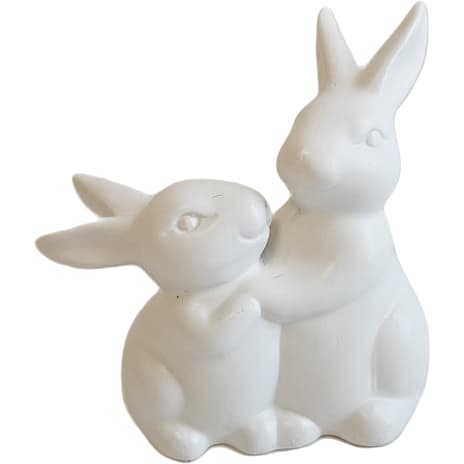 Påskefryd Påskefigur Kaninpar Assorteret