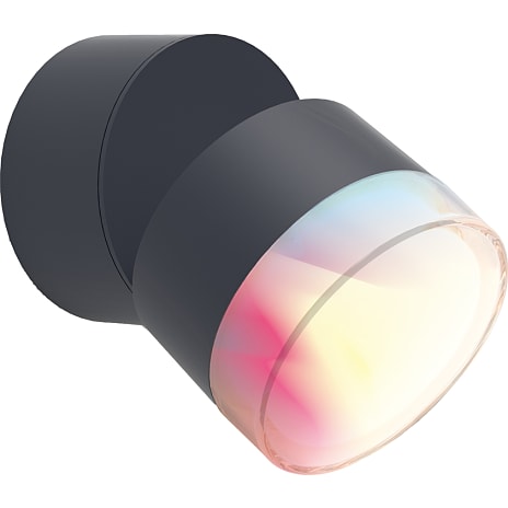 Lutec Dropsi LED væglampe grå