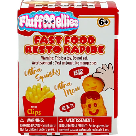 Fluffmellies fast food mystery box - flere varianter - assorteret 1 stk.