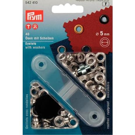 Prym Snørreringe Sølv 4 Mm