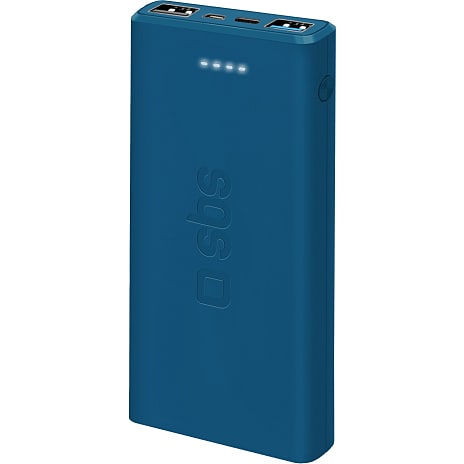 SBS Powerbank 10.000 mAh Blå