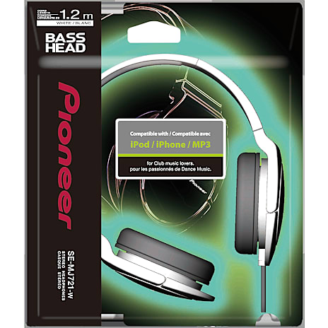 Pioneer MJ 721-W Hovedtelefon