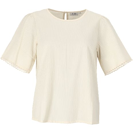VRS Dame Bæk og Bølge Bluse Str. S Beige