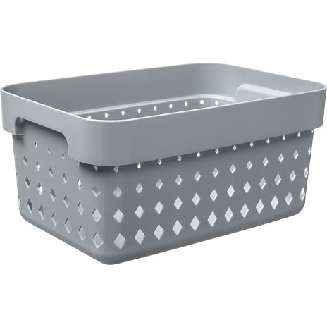 Nordic Houseware Group Seoul Basket Kurv Med Genanvendeligt Plast Grå S
