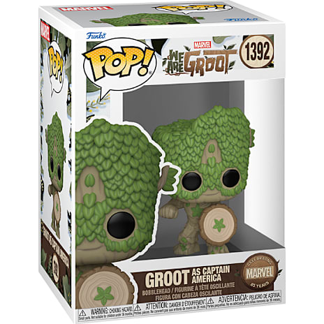 Funko POP! Marvel - Groot som Captain America