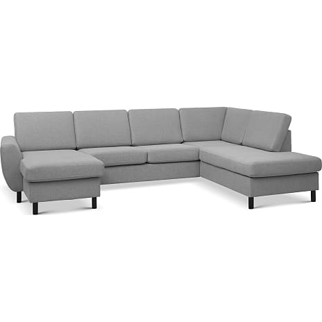 Madrid Nordic Venstrevendt U-Sofa Lysegrå