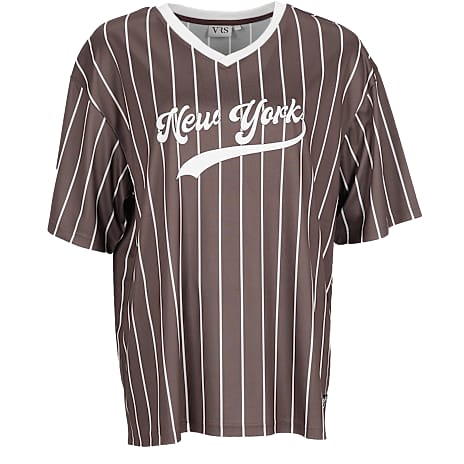 VRS Dame Oversize T-shirt Str. S Brun