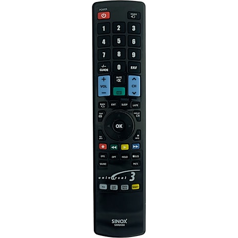 Sinox SXR2030 3-i-1 fjernbetjening 1 stk.