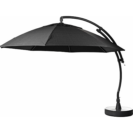 Sky Svane gidsel Easy Sun parasol med sort base - antracit | Køb på Bilka.dk!