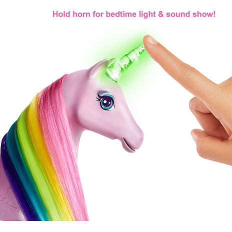 harmonisk bekæmpe afgår Barbie Dreamtopia Magical Lights enhjørning | Køb online på br.dk!