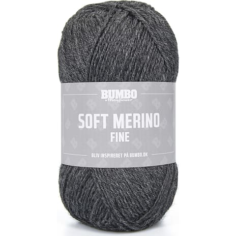 Bumbo By Mayflower Soft Merino Fine Uldgarn Mørk Grå 1106