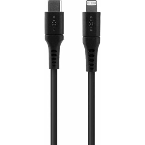 Fixed USB-C til Lightning kabel sort