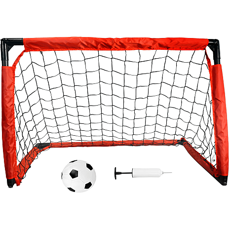 SpinOut fodboldmål med bold og pumpe 1 stk.