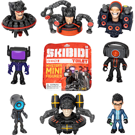 Skibidi Toilet Mini Mysteriefigurer Assorteret
