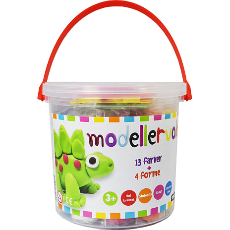 Nara Modellervoksfabrik Med 13 Ler Og 4 Forme I Spand